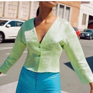 Paloma Wool green Ceaser blouse (SOLD depop)